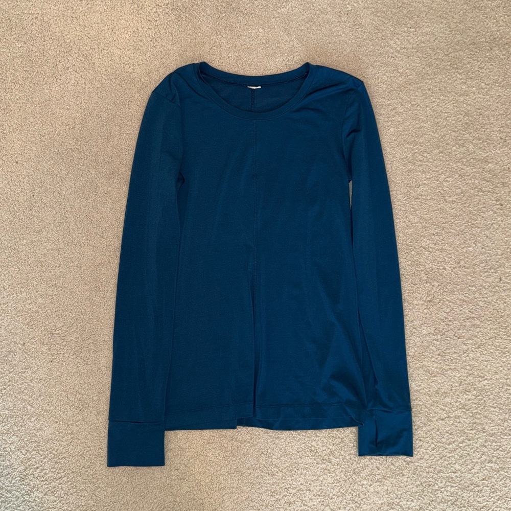 Teal Long Sleeve Top